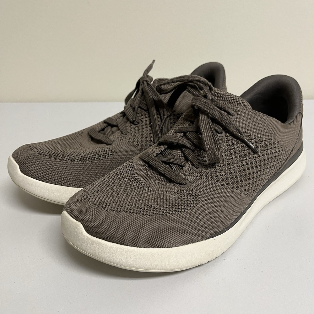 Kizik Lima Knit Hands Free Labs Slip-On Sneakers Brown Men's Size 11 Wide 2E